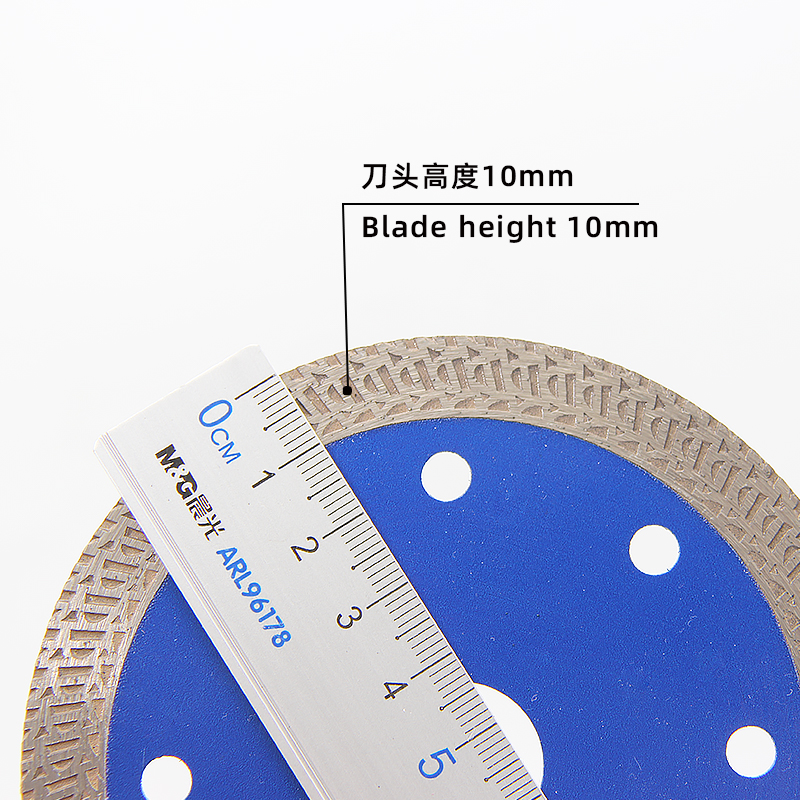 105K Wave Ceramic Cutting Blade Blue Custom Colors Available