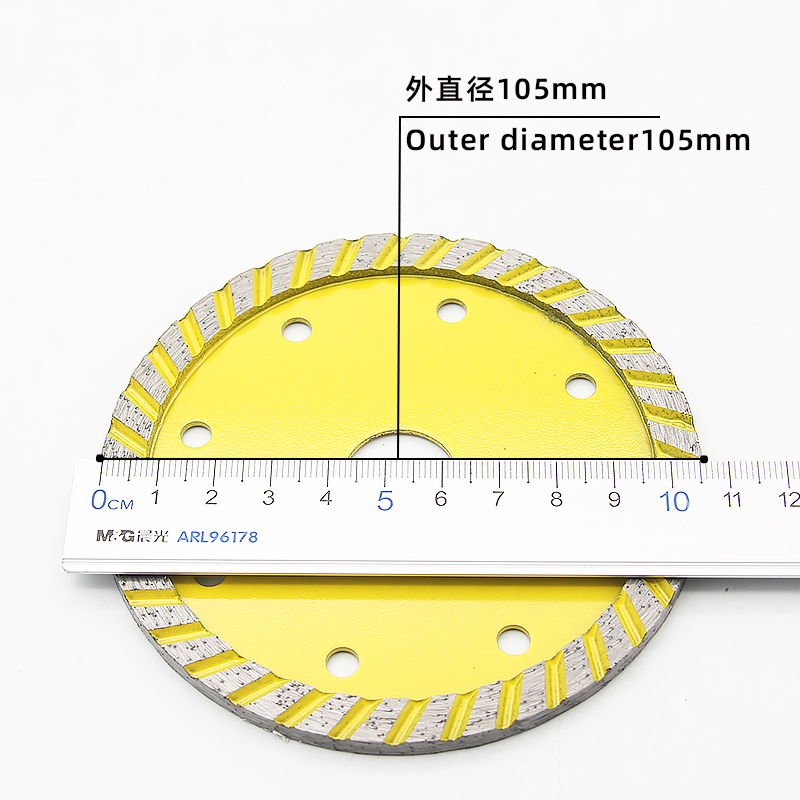 110 Corrugated Diamond Cutting and Grinding Blades