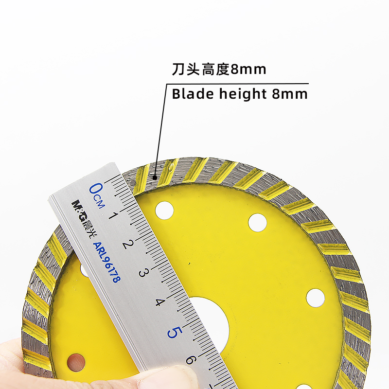 110 Corrugated Diamond Cutting and Grinding Blades