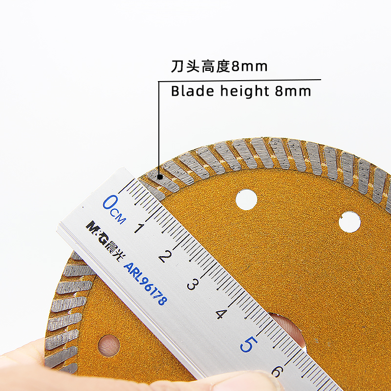 4.33 inch diamond saw blade corrugated continuous teeth