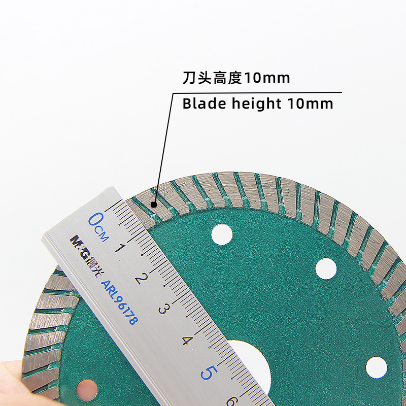 110 Ceramic Cutting Blades with Corrugated Teeth