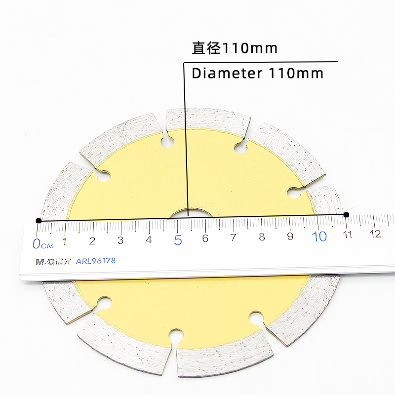 110mm Diameter Diamond Saw Blade Dry Slicing