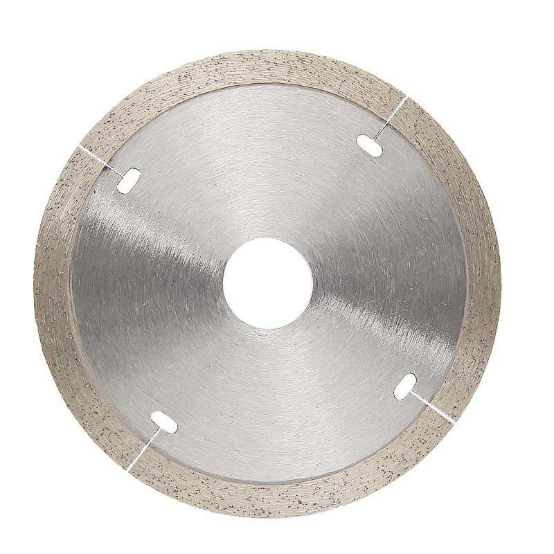 110 Continuous toothed diamond saw blades with silent cutting grooves