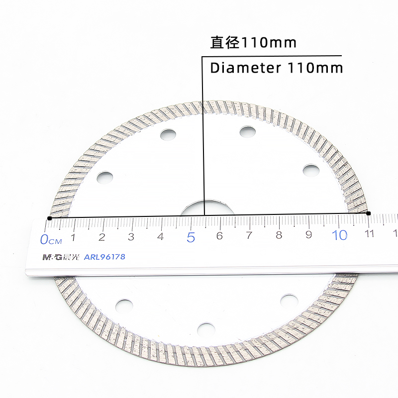 110 Small corrugated tile cutting disk