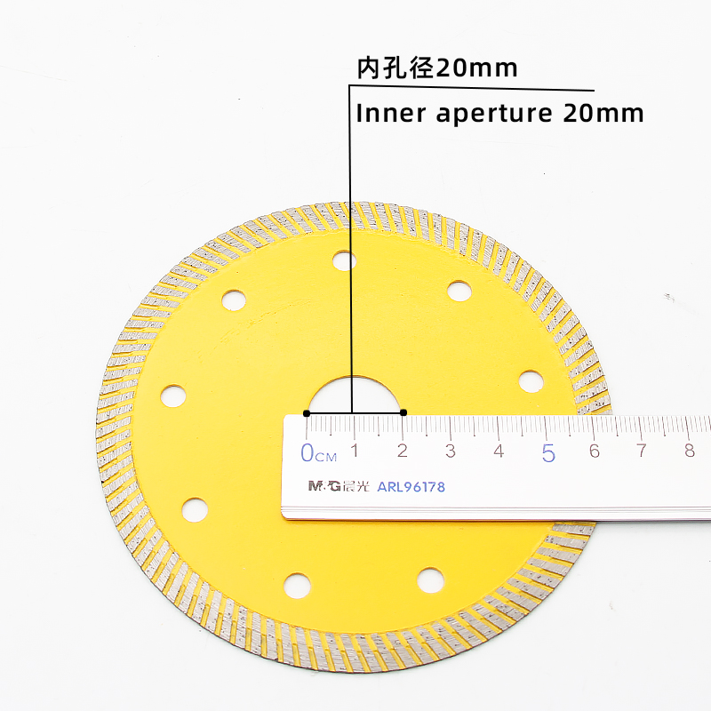 110 Small Corrugated Tile Cutting Blade Yellow