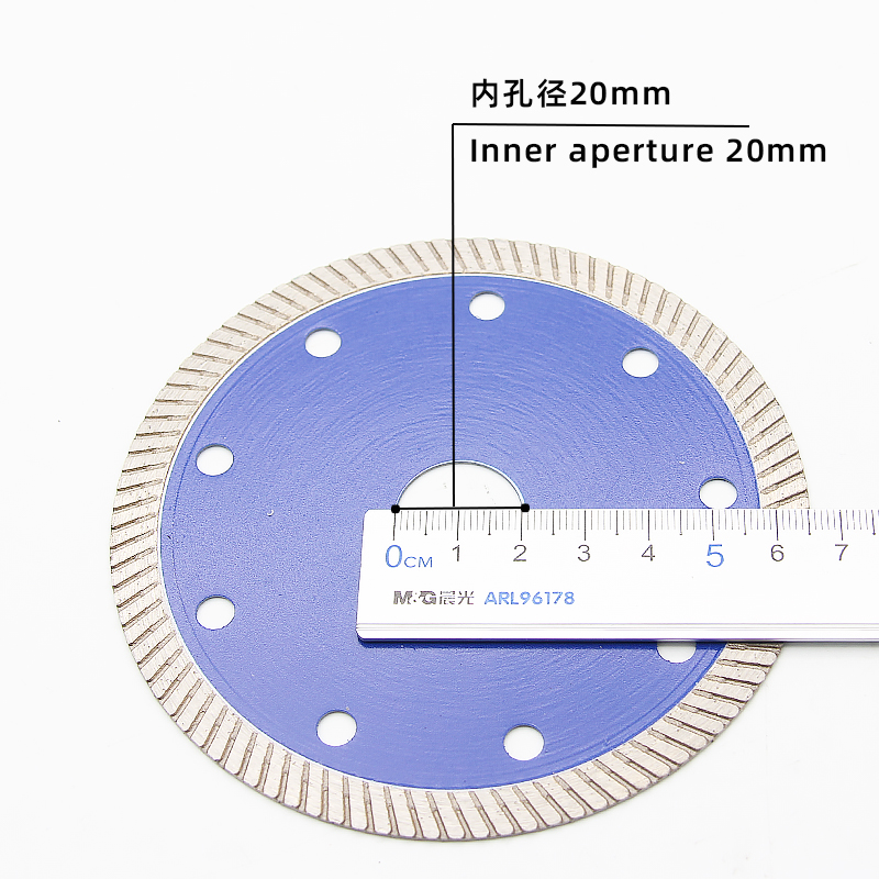 110 Blue Ceramic Cutting Blades with Corrugated Teeth