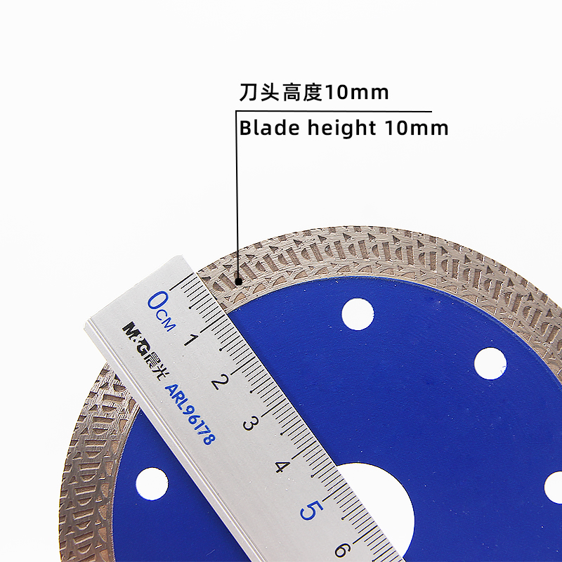 4″ K-type corrugated toothed ceramic cutting blade