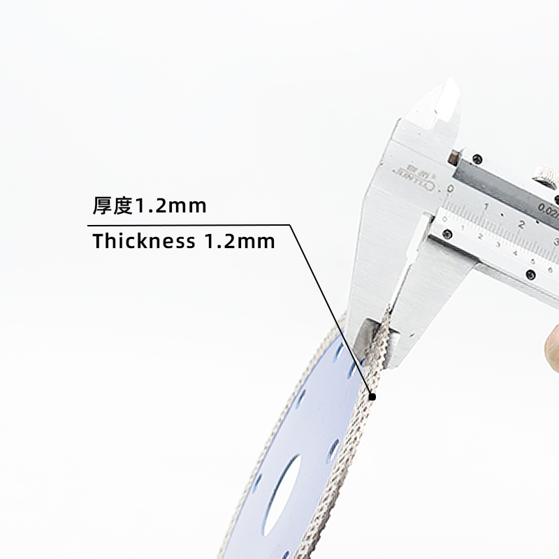 4″ K-type corrugated toothed ceramic cutting blade