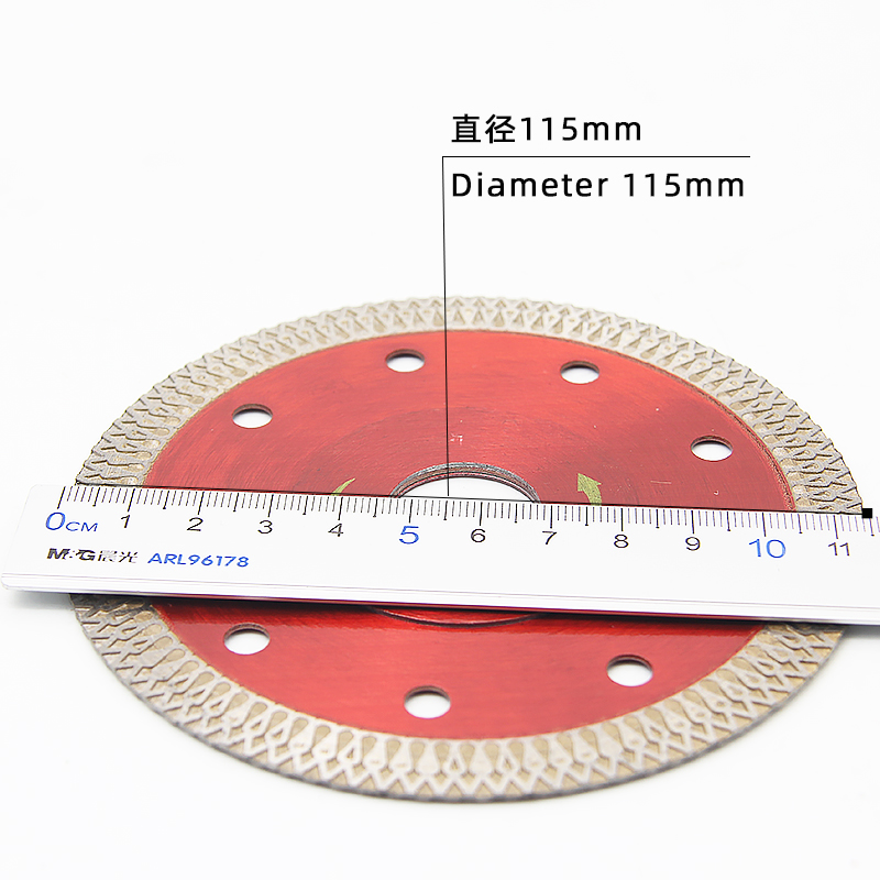 115 Ceramic Cutting Blade with Reinforcing Flange Diamond Saw Blade