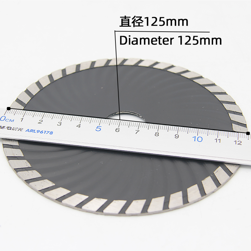 125 Stone Cutting Blade Corrugated Tooth Type