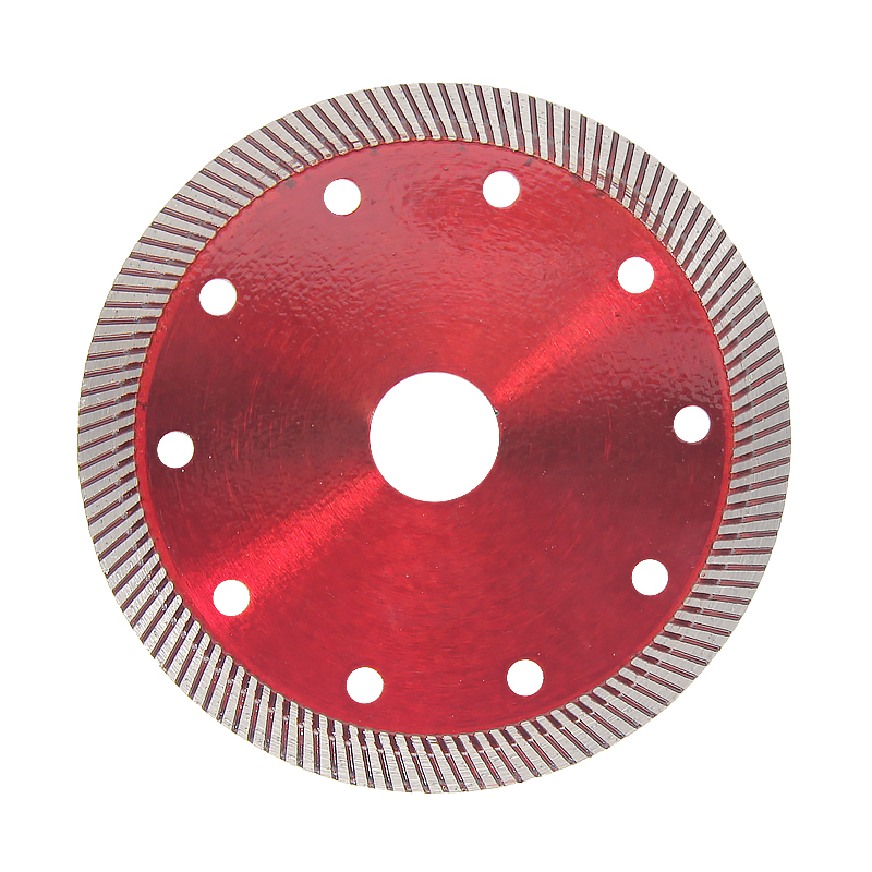 125 Small Ripple Clear Red Tile Cutting Blade