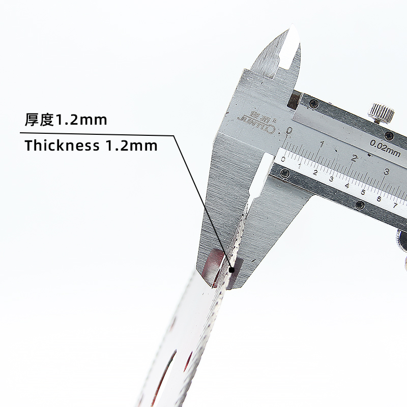 125 Small Ripple Clear Red Tile Cutting Blade