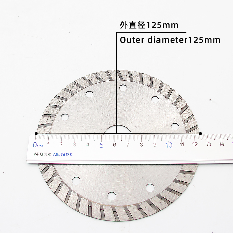 125 Corrugated Stone Cutting Blades can be produced in small batches.