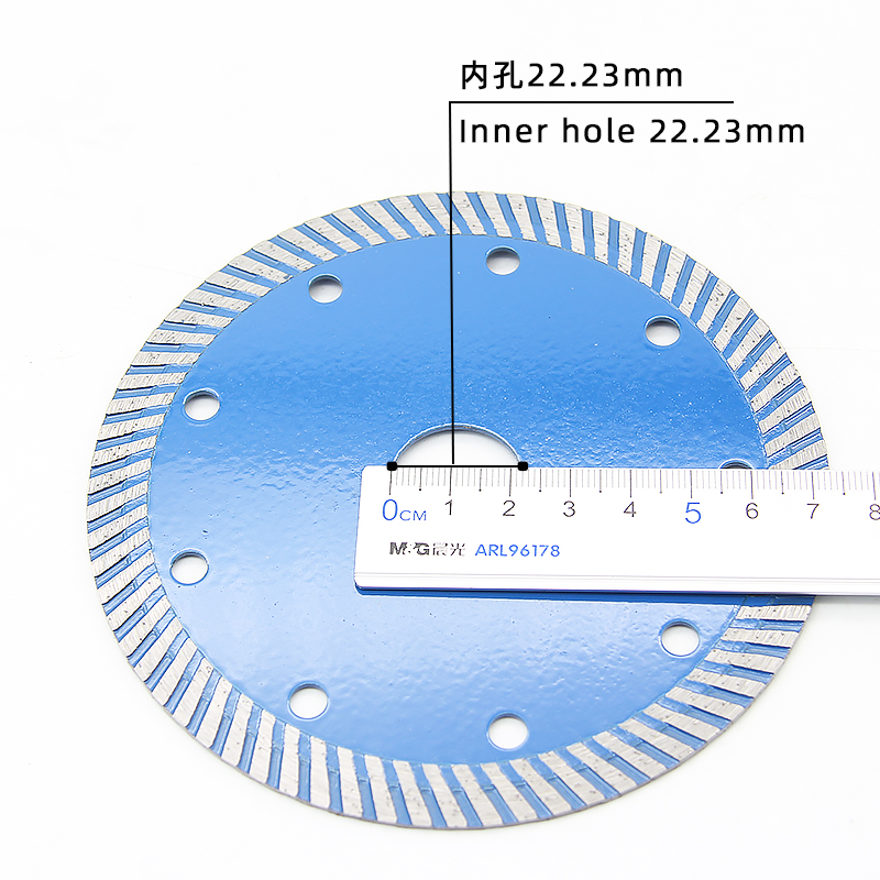 125 Corrugated teeth stone tile universal cutting blade