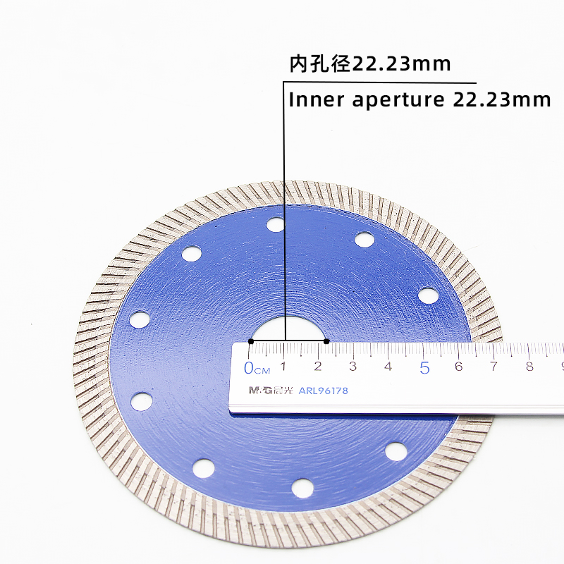 125 Small Ripple Ceramic Cutting Blade Bit 10mm High