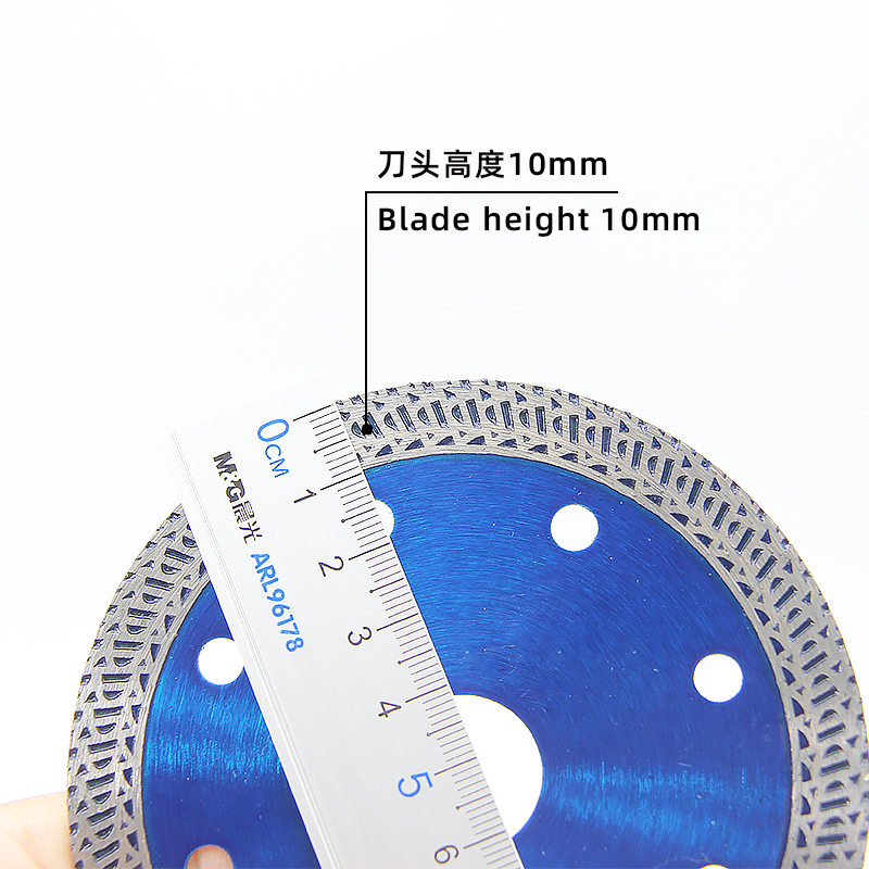 105K Wave Ultra-thin Ceramic Cutting Blades Transparent Blue