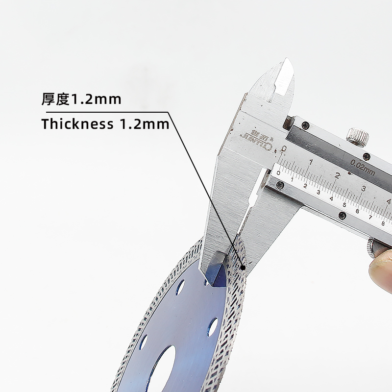 105K Wave Ultra-thin Ceramic Cutting Blades Transparent Blue