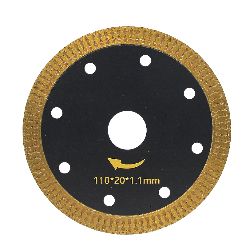 110 Mesh Wave Ceramic Cutting Blade Black Customised