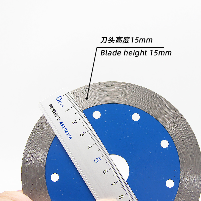 125 Wear Resistant Continuous Tooth Water Slicing Blade Head 15 High